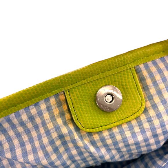 RARE Vintage 70s Womens Handbag Cats Spring Green Floral New Flawed Read Below - Picture 10 of 10